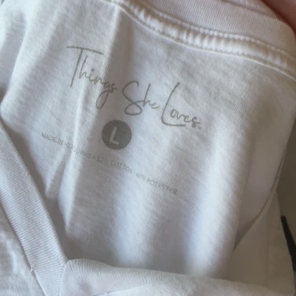 Jadelynn Brooke Proud American USA 4th of July tee tshirt sz L Things She Loves - Picture 9 of 10